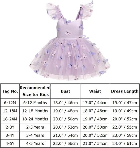 IDOPIP Baby Girls Butterfly Tutu Dress Summer Sleeveless Backless Princess Birthday Party Dresses Ruffle Tulle Sundress 6M-5T in Saudi Arabia