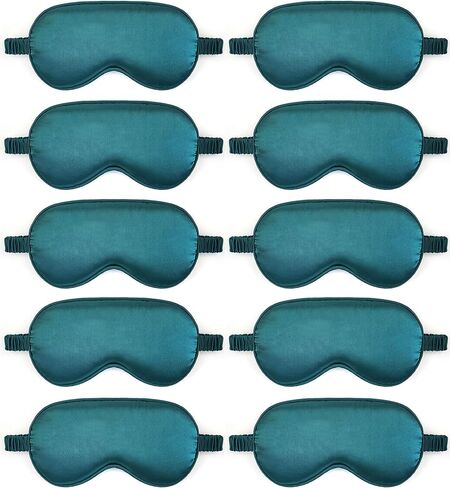 10 Pack Sleep Mask,Silk Eye Mask,for Night Sleeping,Office, Travel,Party Games,Suitablefor Men/Women (Pink) in Saudi Arabia