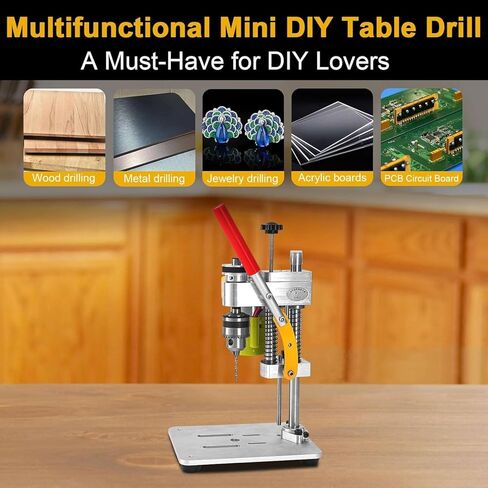 مثقاب صغير اضغط على مقعد الحفر محول للحفر اليدوي CNC مثقاب صغير اضغط مثقاب دقيق حامل B10 مثقاب تشاك مثقاب يدوي للحفر اليدوي DIY in Kuwait