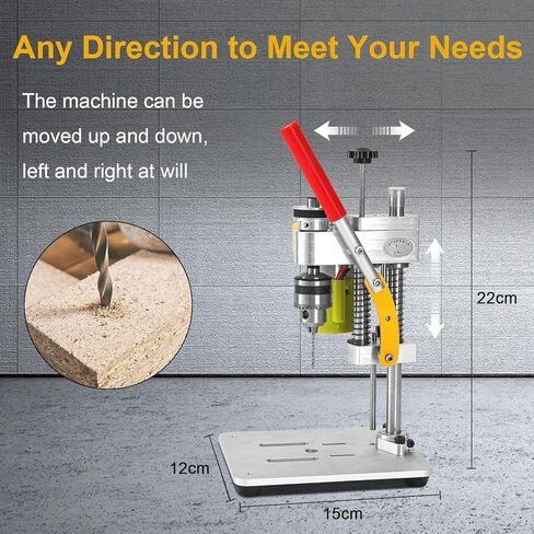 مثقاب صغير اضغط على مقعد الحفر محول للحفر اليدوي CNC مثقاب صغير اضغط مثقاب دقيق حامل B10 مثقاب تشاك مثقاب يدوي للحفر اليدوي DIY in Kuwait