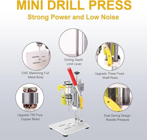 مثقاب صغير اضغط على مقعد الحفر محول للحفر اليدوي CNC مثقاب صغير اضغط مثقاب دقيق حامل B10 مثقاب تشاك مثقاب يدوي للحفر اليدوي DIY in Kuwait