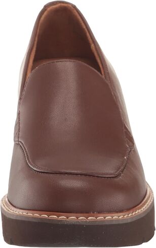Naturalizer Womens Cabaret Slip On Lightweight Lug Heeled Loafer, Black Smooth,5.5 M in Saudi Arabia