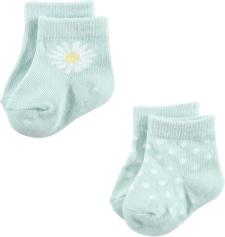 Hudson Baby Baby Girls Sock and Headband 12pc Set, Mom Dad, 0-9 Months in Saudi Arabia