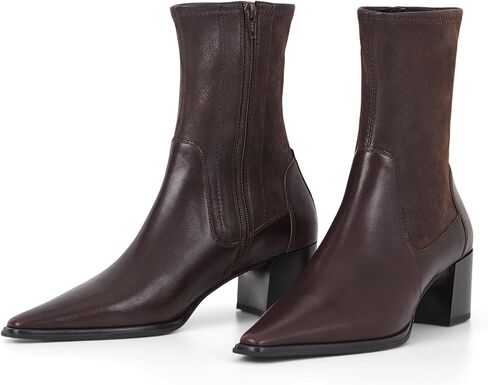 Vagabond Shoemakers Giselle Leather Stretch Booties in Saudi Arabia