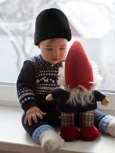 Glooarm 3 Pack Baby Beanie Toddler Boys Girls Beanie Knit Warm Winter Hats Newborn Infant Cuffed Caps, 0-5 Years in Saudi Arabia