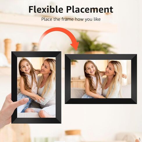 Frameo Digital Picture Frame,10.1 Inch WiFi Digital Photo Frame, 1280x800 IPS Touch Screen,Easy Load from Phone 64GB Digital Frame,Auto Rotating,Share Pohto or Video by Electronic Picture Frame in Saudi Arabia