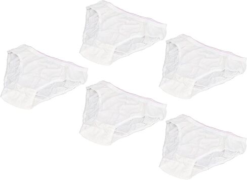 VBESTLIFE 5 PCS Kids Disposable Panty Set Soft Cotton Breathable Kids Travel Cotton Panties, Cotton Disposable Panties in Saudi Arabia