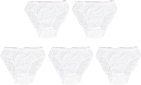 VBESTLIFE 5 PCS Kids Disposable Panty Set Soft Cotton Breathable Kids Travel Cotton Panties, Cotton Disposable Panties in Saudi Arabia