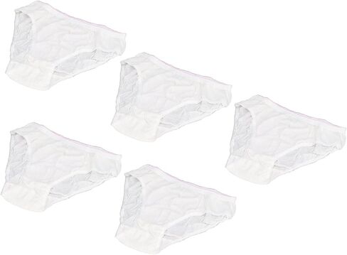 VBESTLIFE 5 PCS Kids Disposable Panty Set Soft Cotton Breathable Kids Travel Cotton Panties, Cotton Disposable Panties in Saudi Arabia