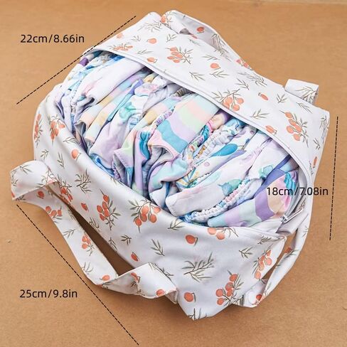 Lmbabter 2PCS Diaper Wet Bag Convertible Diaper Tote Bag Stroller Hanging Bag Nappy Organizer Pod for Swim,Baby,Gym Bag,Travel Bag (Sun) in Saudi Arabia