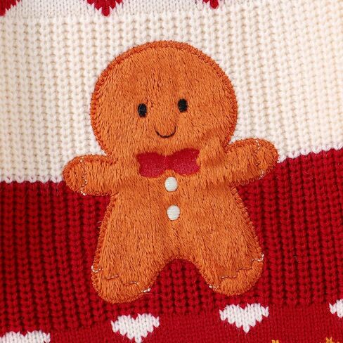 Ayalinggo Toddler Christmas Sweaters Baby Boy Girl Gingerbread Man Outfit Knitted Sweater Xmas Pullover Crewneck Sweatshirt in Saudi Arabia