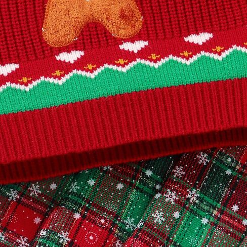 Ayalinggo Toddler Christmas Sweaters Baby Boy Girl Gingerbread Man Outfit Knitted Sweater Xmas Pullover Crewneck Sweatshirt in Saudi Arabia