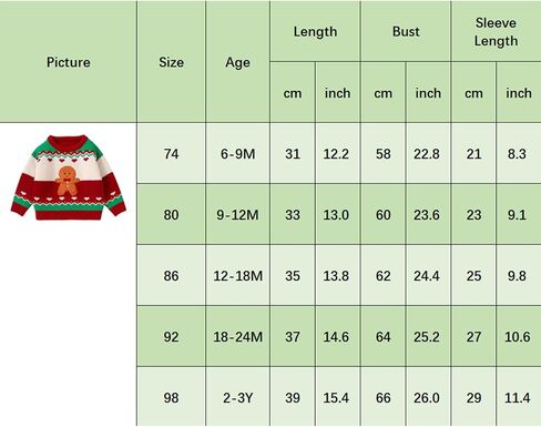 Ayalinggo Toddler Christmas Sweaters Baby Boy Girl Gingerbread Man Outfit Knitted Sweater Xmas Pullover Crewneck Sweatshirt in Saudi Arabia