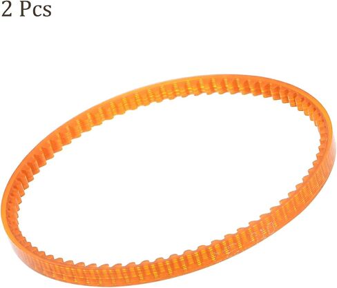 Kozelo 2Pcs MB380 Standard Sewing Machine Motor Belts - [380mm Girth x 4mm Thickness ] Polyurethane Motor Drive V-Belt for Household Electric Sewing Machine Use, Single Tooth, Orange in Saudi Arabia
