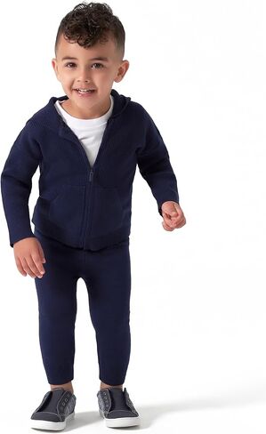 Modern Moments unisex-baby Toddler Hooded Sweater Knit Jacket & Jogger in Saudi Arabia