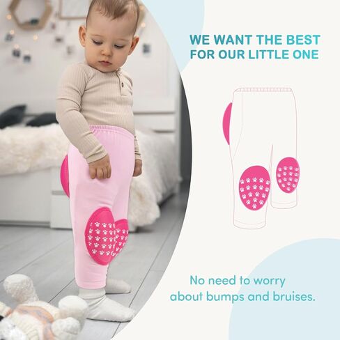 بنطال Premium Baby First Step - حماية للركبة والظهر، مقاس مريح - إكسسوارات متينة للأطفال in Saudi Arabia