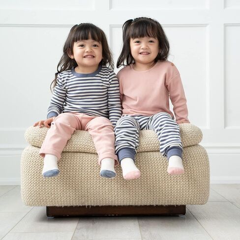 Organic Toddler Turned-Cuff Pants | Multiple Colours | Size Ranges 12 Months to 4 Years in Saudi Arabia
