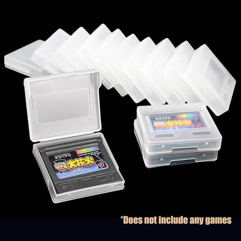 10 قطعة حافظة صندوق خرطوشة اللعبة الواضحة لـ SNK Neo Geo Pocket اللون NGPC بطاقة الألعاب البلاستيكية تخزين Catrage in Kuwait