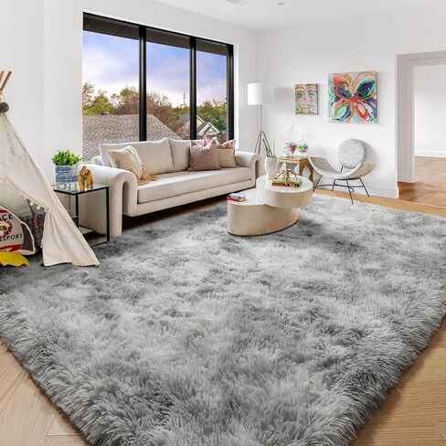 Amdrebio Blue Area Rugs for Bedroom, Fuzzy Fluffy Rug 5x8 for Living Room, Cute Plush Carpet for Kid Girl Boy Room, Shaggy Baby Rugs for Nursery, Shag Furry Corner Rug for Classroom, Turquoise Rug in Saudi Arabia