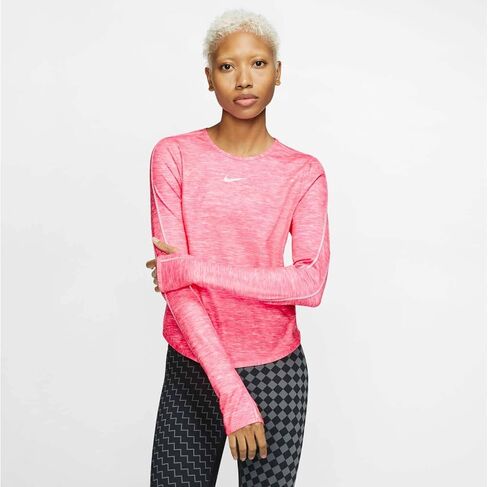 Nike Womens TOP Long Sleeve Runway Reflective Running Top CK2312-663 Size S in Saudi Arabia