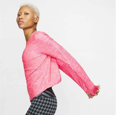 Nike Womens TOP Long Sleeve Runway Reflective Running Top CK2312-663 Size S in Saudi Arabia