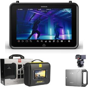 Atomos Shogun 7-inch HDR Monitor-Recorder 6K Raw Bundle with SSDmini (1TB), Monitor Mount, Accessory Kit (4 Items)