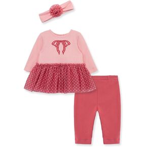 Little Me Clothes for Baby Girls' Tutu Shirt and Legging Set