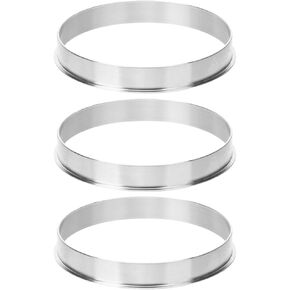 Angoily Automatic Sealing Machine Accessories 3pcs Aluminum Cup Ring for Cup Sealer Machine 90mm Sealing Ring for Milk Tea Cup Sealing Machine Accessories Metal Caliber Washers