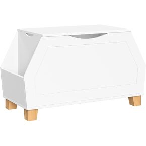RiverRidge Kids Catch-All Toy Storage Box - White