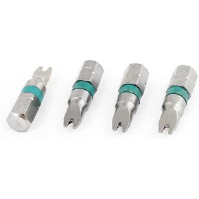 uxcell 4 Pcs Magnetic U4 Tip Spanner Screw Driver Bit Tool