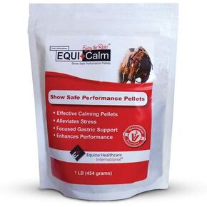Equine Healthcare International Equi+Calm Show Safe Performance Pellets - 1 Pound