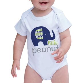 7 ate 9 Apparel Baby Boy's Elephant Little Peanut Onepiece