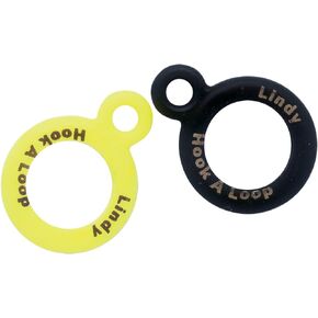 Lindy Hook-A-Loop Fishing Rod Hook Keeper - Saves Rod Guides and Cork Handles, Pack of 2