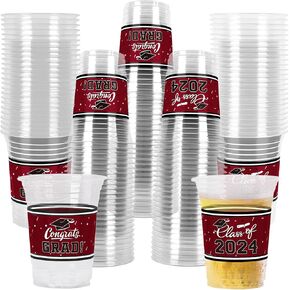Gatherfun 100 Pcs 16oz Football Plastic Cups - Football Parties and Tailgate Events, Disposable & Convenient - Ideal Party Supplies & Party Favors for Football Themed Birthdays in Saudi Arabia