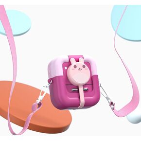 Upgrade Instant Print Camera for Kids, Portable Digital Selfie Camera with Tripod,16G Card,1080P HD Recording, Scavenger Hunt & Ebook, Birthday Gifts for Girls Age for 4-12 Year Old (Pink)