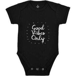 Good Vibes Only Yoga Baby Organic Cotton Babies Clothes Onesie Onesies Baby Shower Gifts