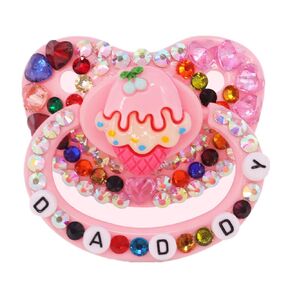 Adult Sized Pacifier Candy Cute Baby Pacifiers (Black Ghost)