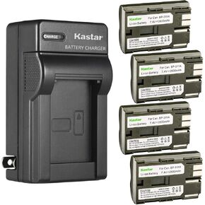 Kastar AC Wall Charger Compatible With Canon BP-508 BP-511 BP-511A BP-512 BP-512A BP-514 BP-522 BP-535 Battery, CB-5L CG-580 Charger and EOS 5D 10D 20D 20Da 30D Cameras in Kuwait