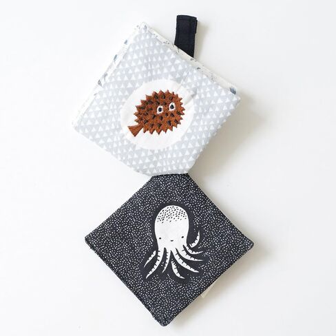 Ocean Crinkle Stroller Toy, Hanging Baby Toy with Mirror in Kuwait