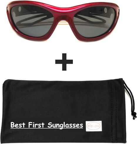 BIB-ON Sporty Shades- Toddler's First Sunglasses for Ages 2 and 3 Years in Kuwait