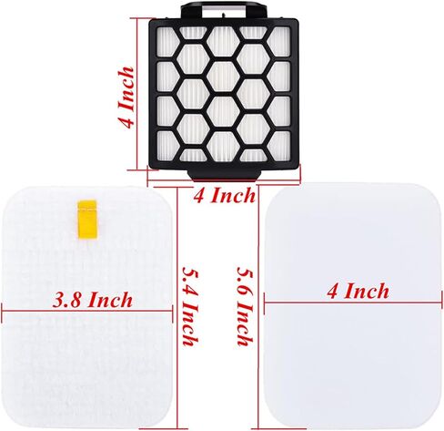WTYHEPAq 1 HEPA & 1 Foam Filters for Shark Navigator NV150, NV151,NV251,NV255, and Zero-M Self-Cleaning Brushroll Pet Pro ZU62,ZU62C,ZU60,ZU60W Upright Vacuum, Replaces Parts 1238FT60 & 1239FT60. in Saudi Arabia