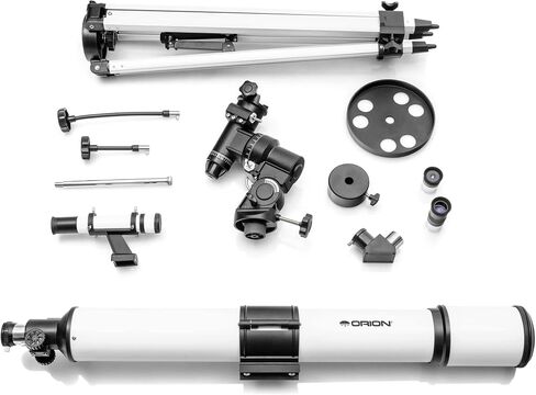Orion Observer 90mm Equatorial Refractor Telescope for Adults & Families - Easy to Use, Portable Beginner Telescope for The Moon, Planets & Stars in Saudi Arabia
