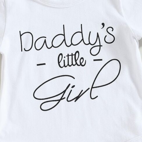 ملابس أطفال بناتي لعيد الأب لعيد الأب رومبير للفتيات الصغيرات ملابس علوية مكشكشة على شكل الفهد مع عصابة رأس in Kuwait