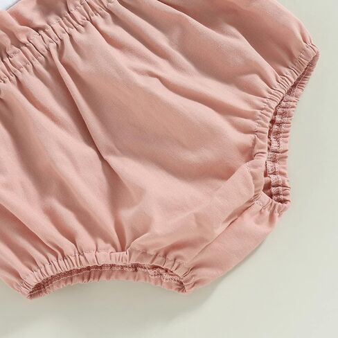 ملابس أطفال بناتي لعيد الأب لعيد الأب رومبير للفتيات الصغيرات ملابس علوية مكشكشة على شكل الفهد مع عصابة رأس in Kuwait