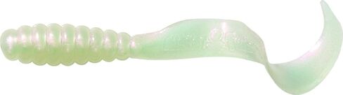 Mister Twister 151010-Maurice Meeny Tail Wht Pearl Fishing Equipment, 3" (Pack of 20), White in Kuwait