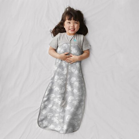 كيس نوم عضوي للأطفال من Love to Dream (18-36 شهرًا)، كيس نوم فائق النعومة لتنظيم درجة الحرارة، بطانية 1.0TOG قابلة للارتداء لجميع المواسم، رمادي in Kuwait