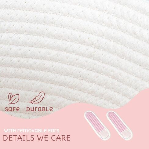 سلال أرنب عيد الفصح الزرقاء للبنين والبنات، أكياس دلو أرنب جميلة لصيد بيض عيد الفصح، ديكورات الأطفال لتخزين هدايا الحلوى، هدايا مهرجان لطيفة للأطفال in Kuwait