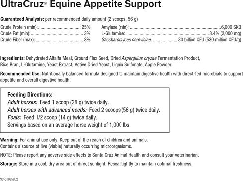 UltraCruz Equine Appetite Support Supplement for Horses in Saudi Arabia