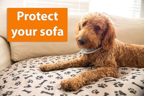 وسادات تبول للكلاب قابلة للغسل (عبوة من 4 قطع) سجادات تدريب على المرحاض مضادة للماء وقابلة لإعادة الاستخدام لقفص لعب الجراء، صندوق الإنجاب، بطانة قفص للحيوانات الأليفة الصغيرة والمتوسطة (18 بوصة × 24 بوصة) in Kuwait