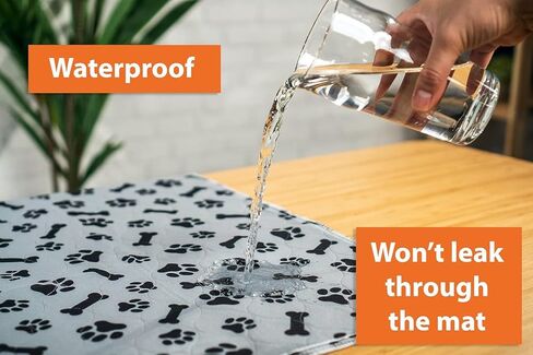 وسادات تبول للكلاب قابلة للغسل (عبوة من 4 قطع) سجادات تدريب على المرحاض مضادة للماء وقابلة لإعادة الاستخدام لقفص لعب الجراء، صندوق الإنجاب، بطانة قفص للحيوانات الأليفة الصغيرة والمتوسطة (18 بوصة × 24 بوصة) in Kuwait